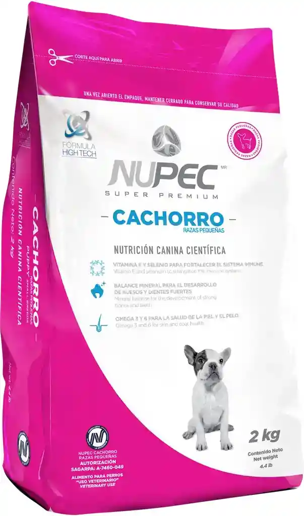 Nupec Cachorro Raza Peq. 8 Kg