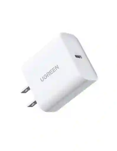 Cargador Tipo C De 20w Ugreen Carga Rápida Color Blanco