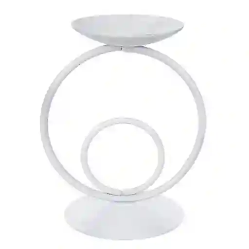 Mylin Portavelas Circulo Blanco Fiesta Art.8677