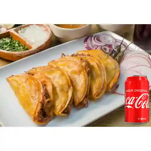 Combo Taco de Barbacoa + Coca-Cola